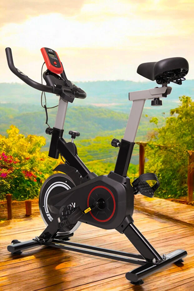 Voit Db100 Pro Spin Bike Elden Nabız Ölçer Direnci Ayarlanabilir Sessiz Çalışır